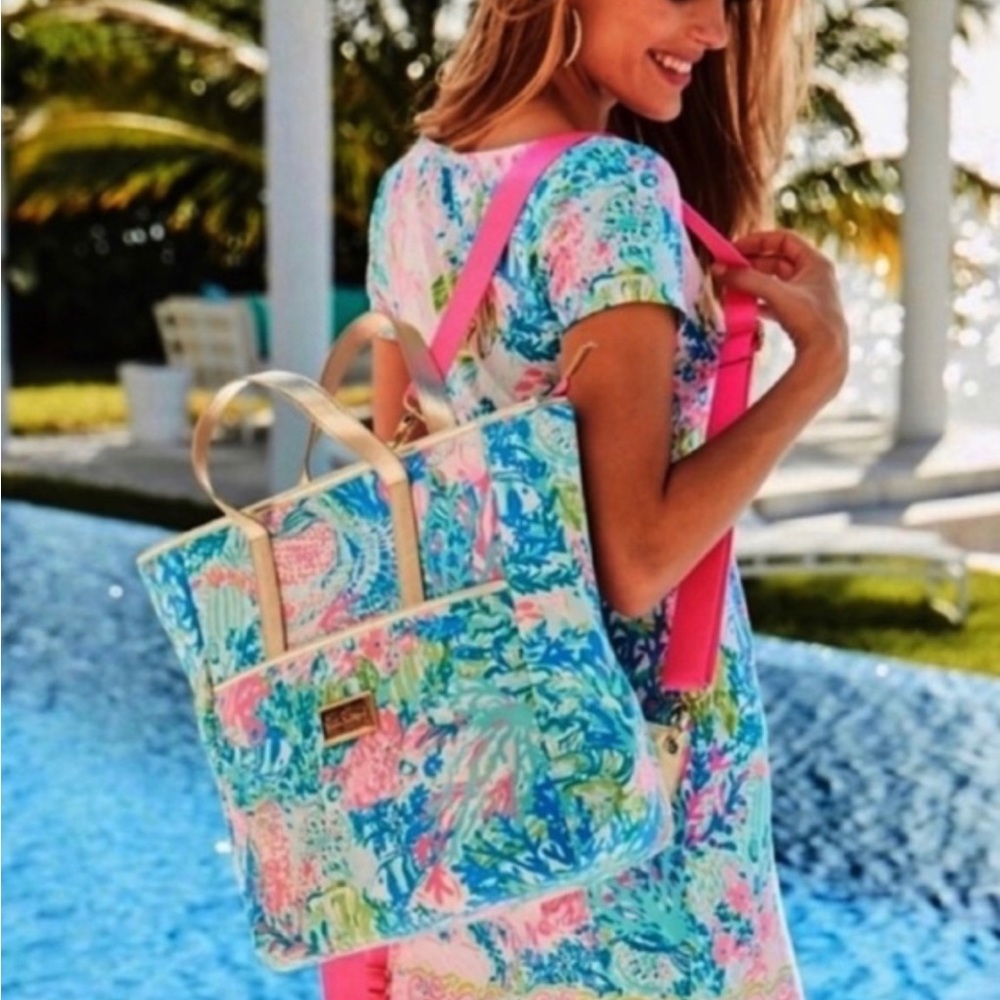 Lilly Pulitzer backpack tote